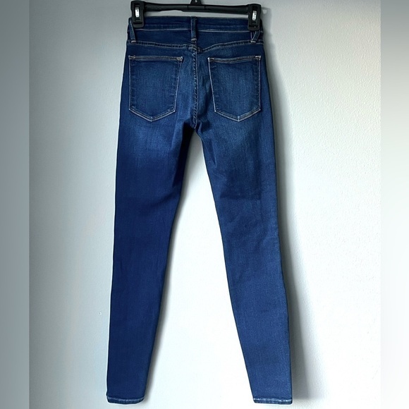 FRAME Le High Dark Wash Skinny Jeans - Picture 9 of 9